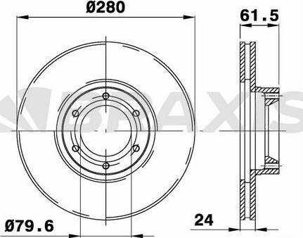 Delphi BG3553 - Тормозной диск unicars.by