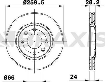 HELLA 8DD 355 105-021 - Тормозной диск unicars.by