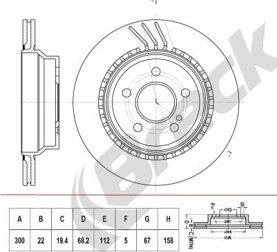 Rotinger RT 2935-GL T1 - Тормозной диск unicars.by