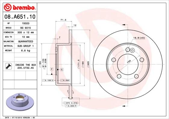 Breco BS 6015 - Тормозной диск unicars.by