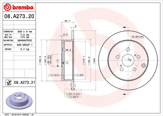 Breco BS 6039 - Тормозной диск unicars.by