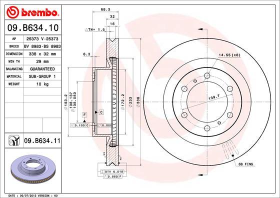 Breco BS 8983 - Тормозной диск unicars.by