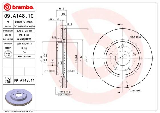 Breco BS 8678 - Тормозной диск unicars.by