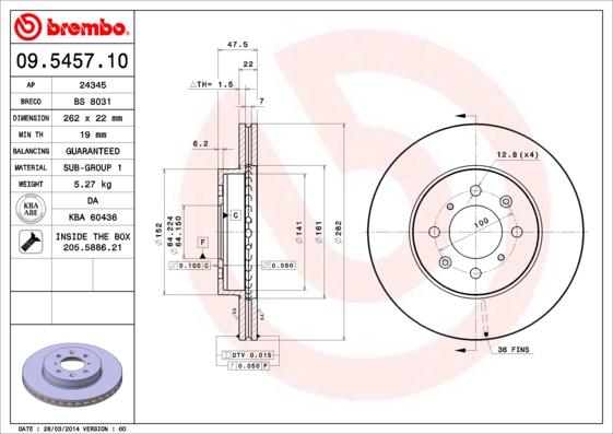 Breco BS 8031 - Тормозной диск unicars.by