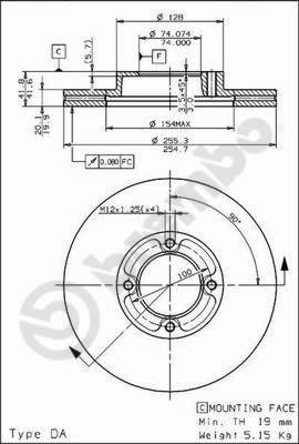 Breco BS 7937 - Тормозной диск unicars.by