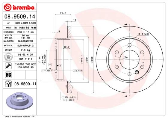 Breco BS 7688 - Тормозной диск unicars.by