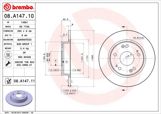 Breco BS 7706 - Тормозной диск unicars.by