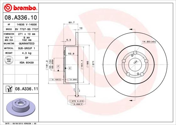 Breco BS 7727 - Тормозной диск unicars.by