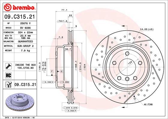 Breco BV 9286 - Тормозной диск unicars.by