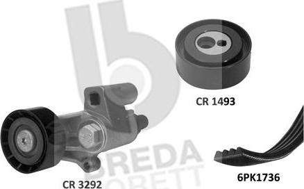 Breda Lorett KCA0035 - Поликлиновый ременный комплект unicars.by