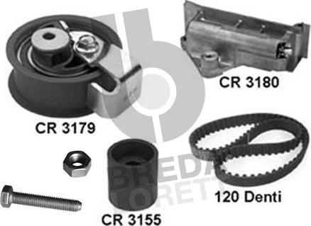 Breda Lorett KCD0583 - Комплект зубчатого ремня ГРМ unicars.by