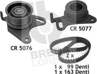 Breda Lorett KCD0164 - Комплект зубчатого ремня ГРМ unicars.by