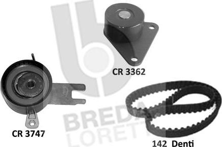 Breda Lorett KCD0765 - Комплект зубчатого ремня ГРМ unicars.by