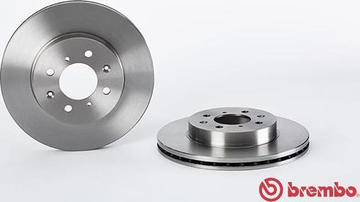 Brembo 09.5457.10 - Тормозной диск unicars.by