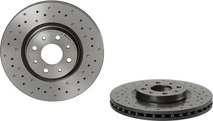 Brembo 09.5180.3X - Тормозной диск unicars.by