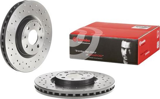 Brembo 09.5180.3X - Тормозной диск unicars.by