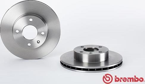 Brembo 09.5134.10 - Тормозной диск unicars.by