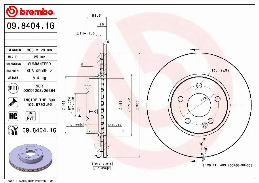 Brembo KT 10 029 - Дисковый тормозной механизм, комплект unicars.by