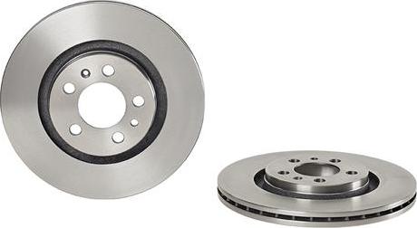 Brembo 09701210 - Тормозной диск unicars.by