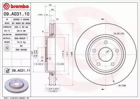 Alpha Brakes HTP-CH-031 - Тормозной диск unicars.by