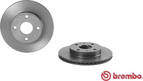 Brembo 09.A236.11 - Тормозной диск unicars.by