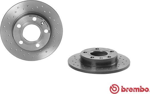 Brembo 08.9136.1X - Тормозной диск unicars.by