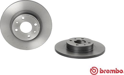 Brembo 08.5086.11 - Тормозной диск unicars.by