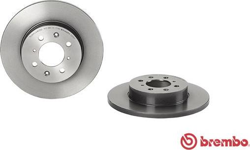 Brembo 08.6918.11 - Тормозной диск unicars.by