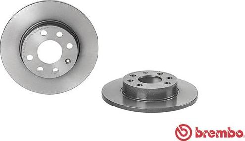 Brembo 08.8638.11 - Тормозной диск unicars.by