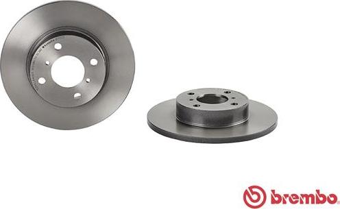 Brembo 08.8705.11 - Тормозной диск unicars.by