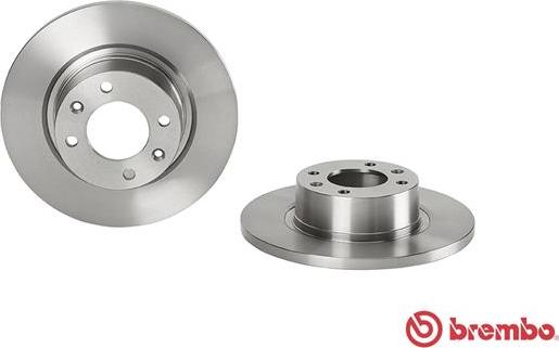 Brembo 08.8727.10 - Тормозной диск unicars.by