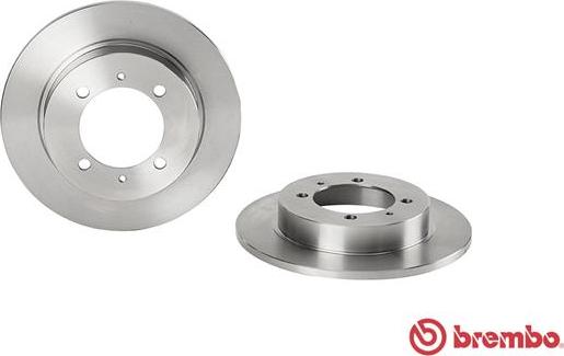 Brembo 08.7042.10 - Тормозной диск unicars.by