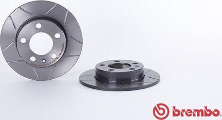 Brembo 08.7165.75 - Тормозной диск unicars.by