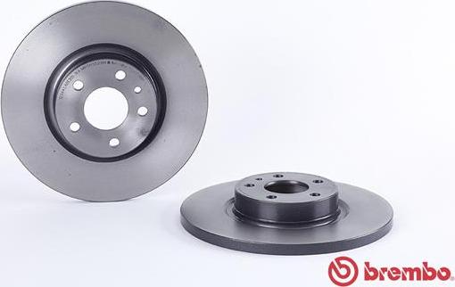 Brembo 08.7354.11 - Тормозной диск unicars.by