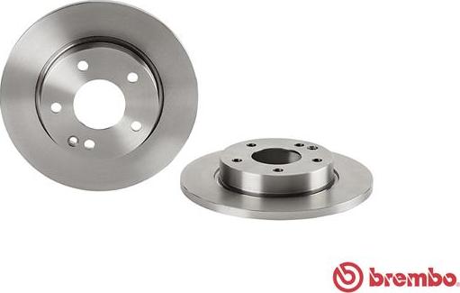 Brembo 08.7358.10 - Тормозной диск unicars.by