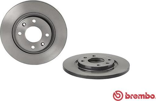 Brembo 08.7238.11 - Тормозной диск unicars.by