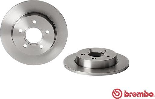 Brembo 08.A029.20 - Тормозной диск unicars.by