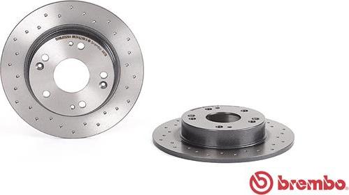 Brembo 08.A147.1X - Тормозной диск unicars.by