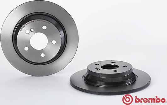 Brembo 08.A734.11 - Тормозной диск unicars.by