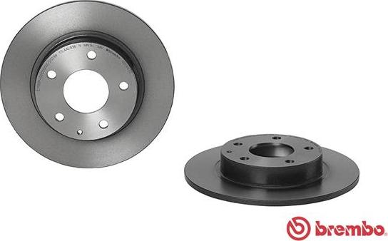 Brembo 08.C653.11 - Тормозной диск unicars.by