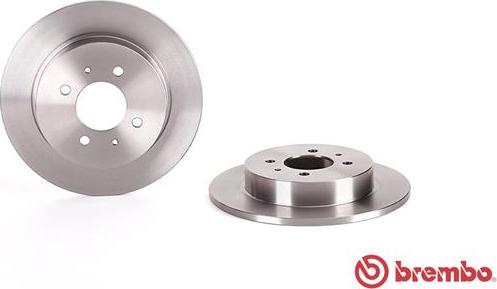 Brembo 08.C061.10 - Тормозной диск unicars.by