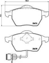 Brembo 07.B314.69 - Комплект высокоэффективных тормозных колодок unicars.by