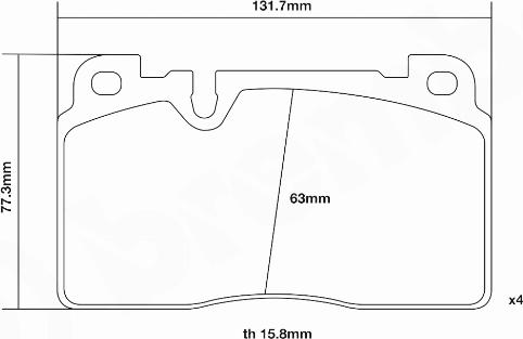 Brembo 07.B314.89 - Комплект высокоэффективных тормозных колодок unicars.by