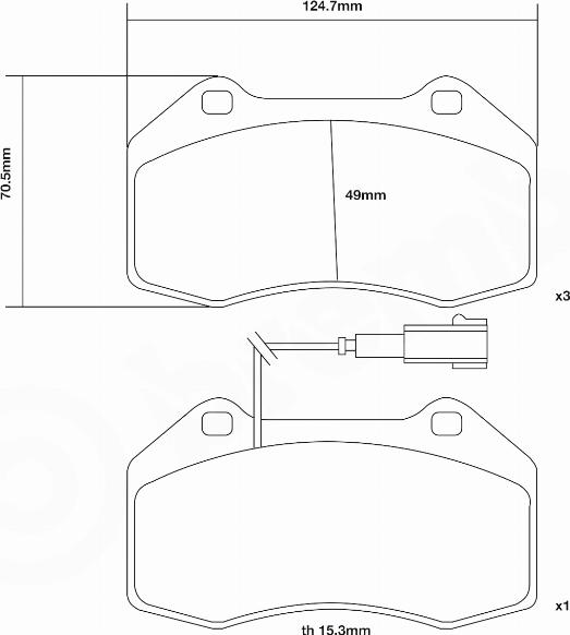 Brembo 07.B314.21 - Комплект высокоэффективных тормозных колодок unicars.by