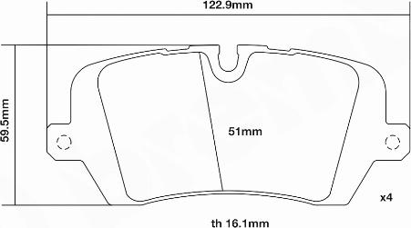 Brembo 07.B315.52 - Комплект высокоэффективных тормозных колодок unicars.by