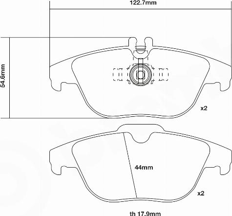 Brembo 07.B315.65 - Комплект высокоэффективных тормозных колодок unicars.by