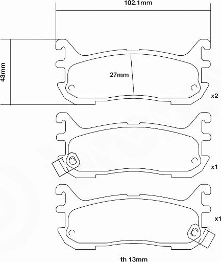 Brembo 07.B315.07 - Комплект высокоэффективных тормозных колодок unicars.by