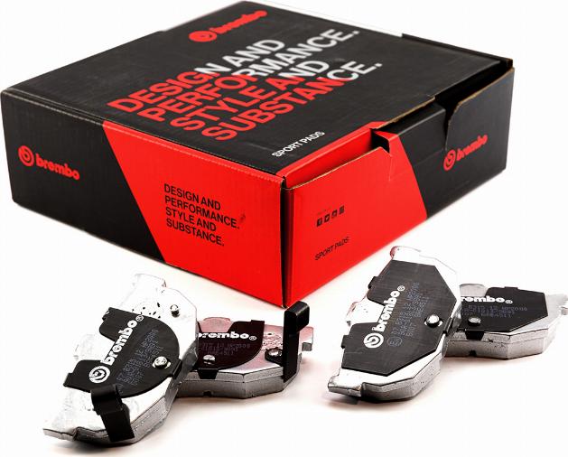 Brembo 07.B315.12 - Комплект высокоэффективных тормозных колодок unicars.by