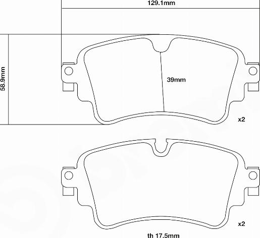 Brembo 07.B315.74 - Комплект высокоэффективных тормозных колодок unicars.by