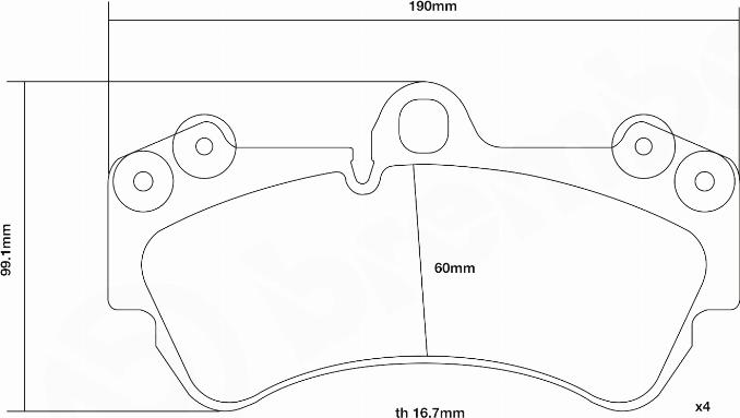 Brembo 07.D435.41 - Комплект высокоэффективных тормозных колодок unicars.by